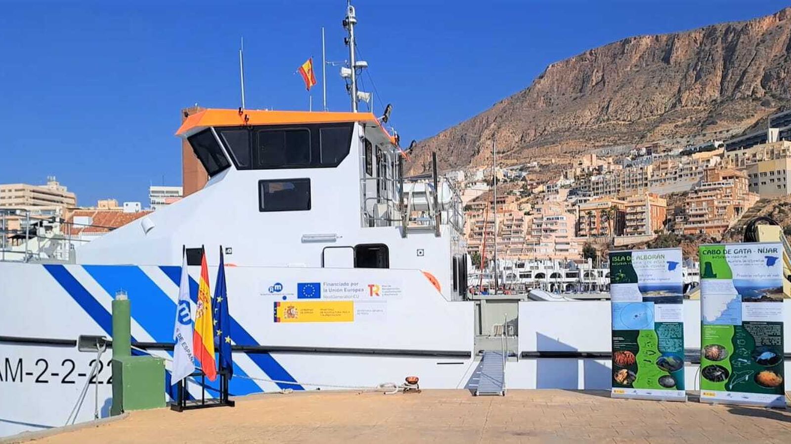 Arborame es la embarcación más nueva del Ministerio de Agricultura, Pesca y Alimentación