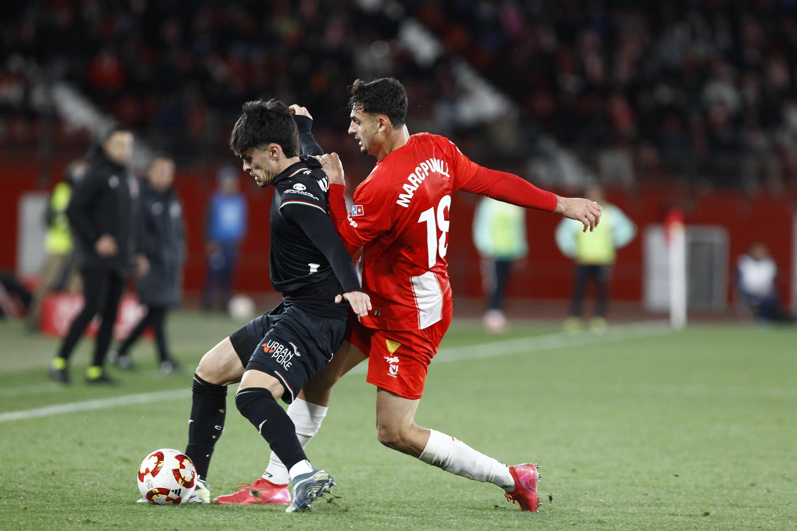 El partido U.D. Almería-C.D. Leganés de Copa del Rey, en imágenes