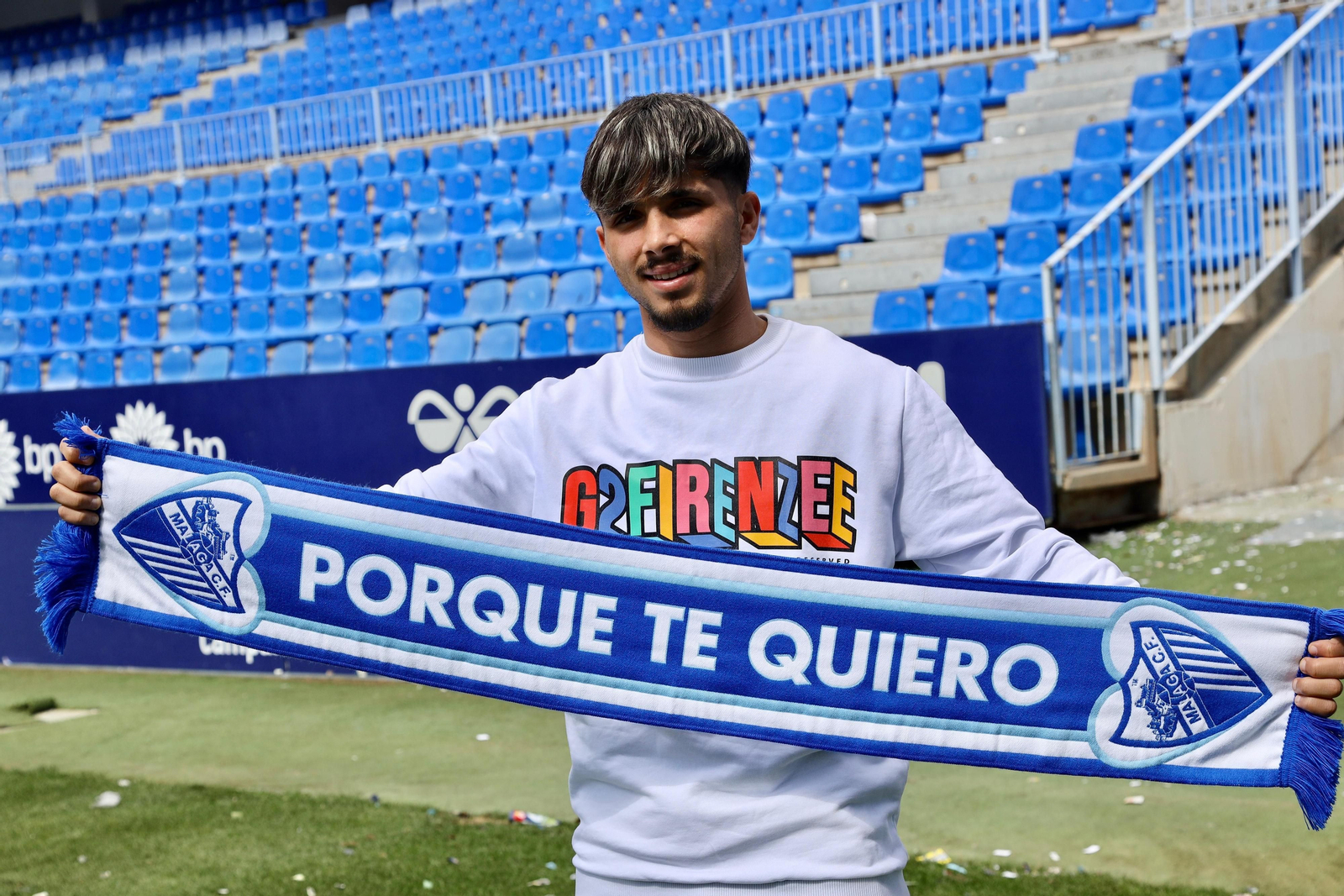 Las fotos de la entrevista a Kevin Medina, jugador del Málaga