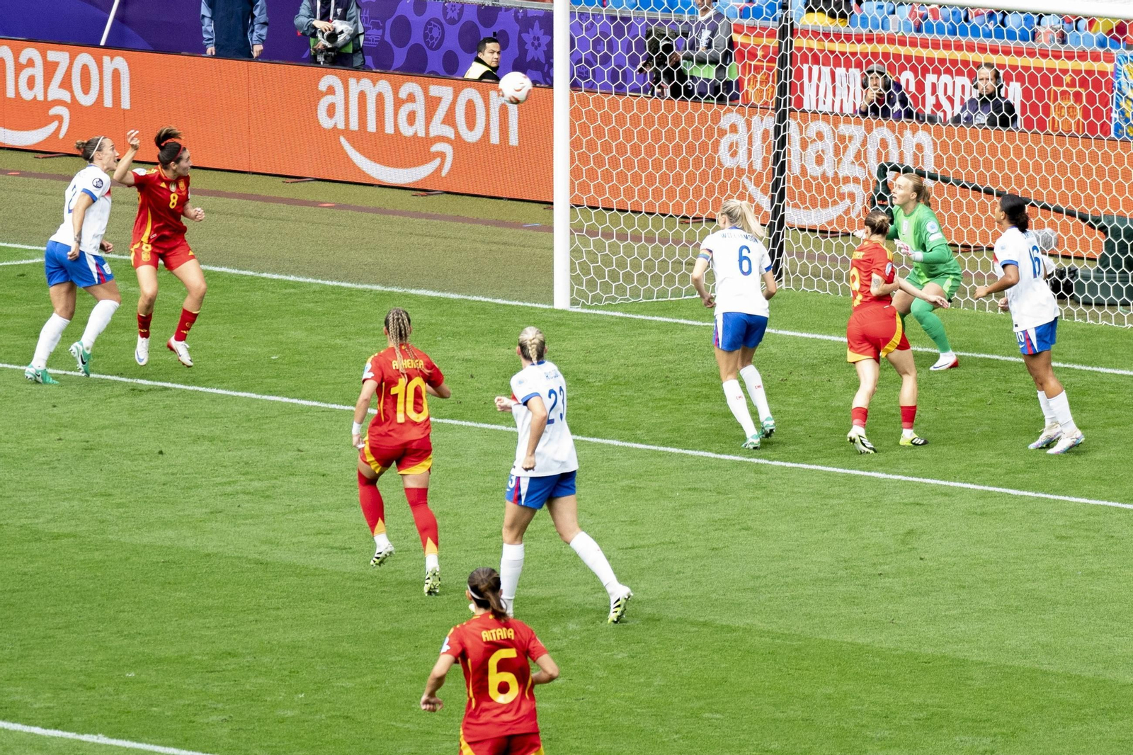 Las mejores imágenes de la final España - Inglaterra de la Eurocopa femenina