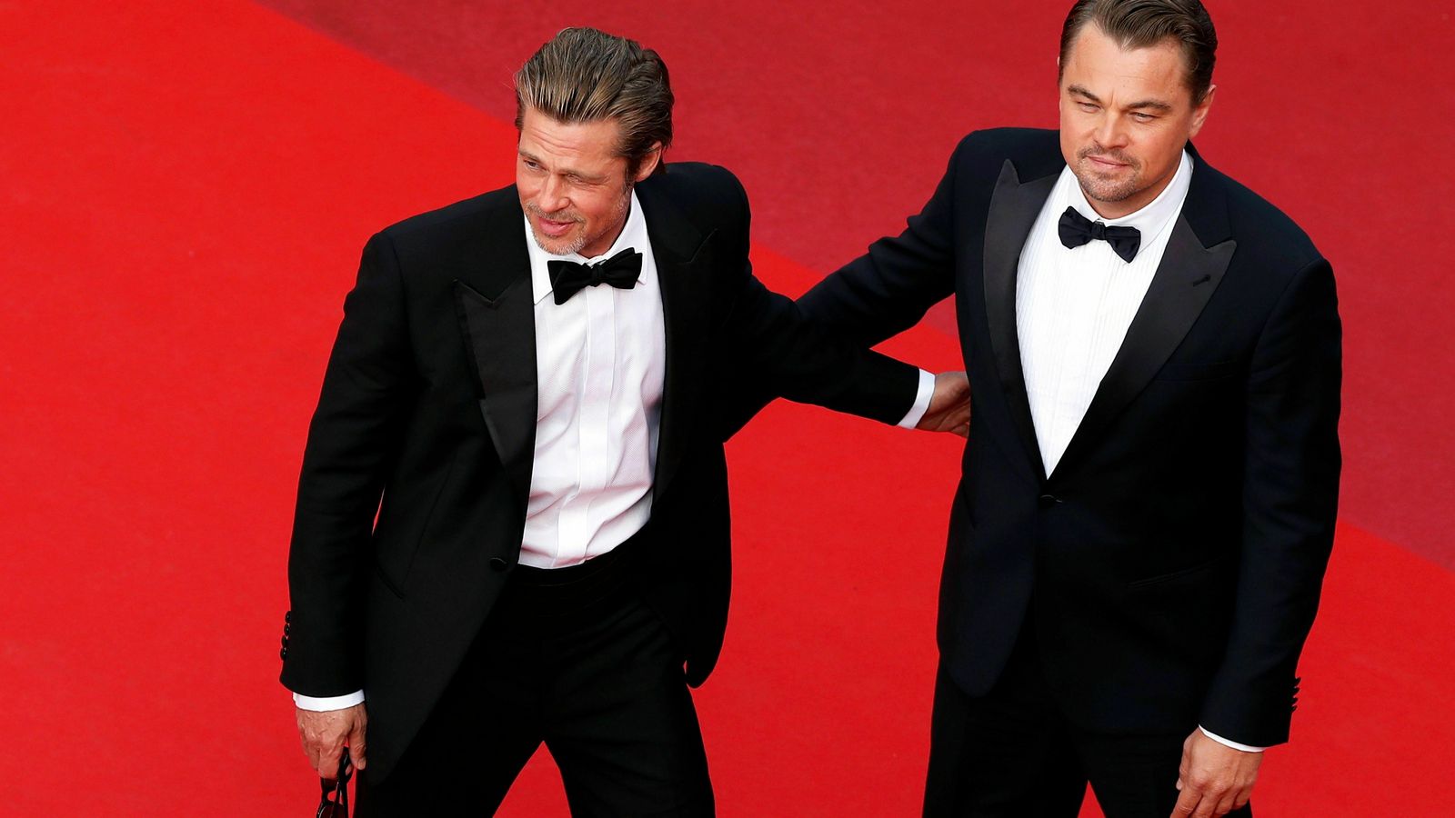 Los dos actores, en la alfombra roja.