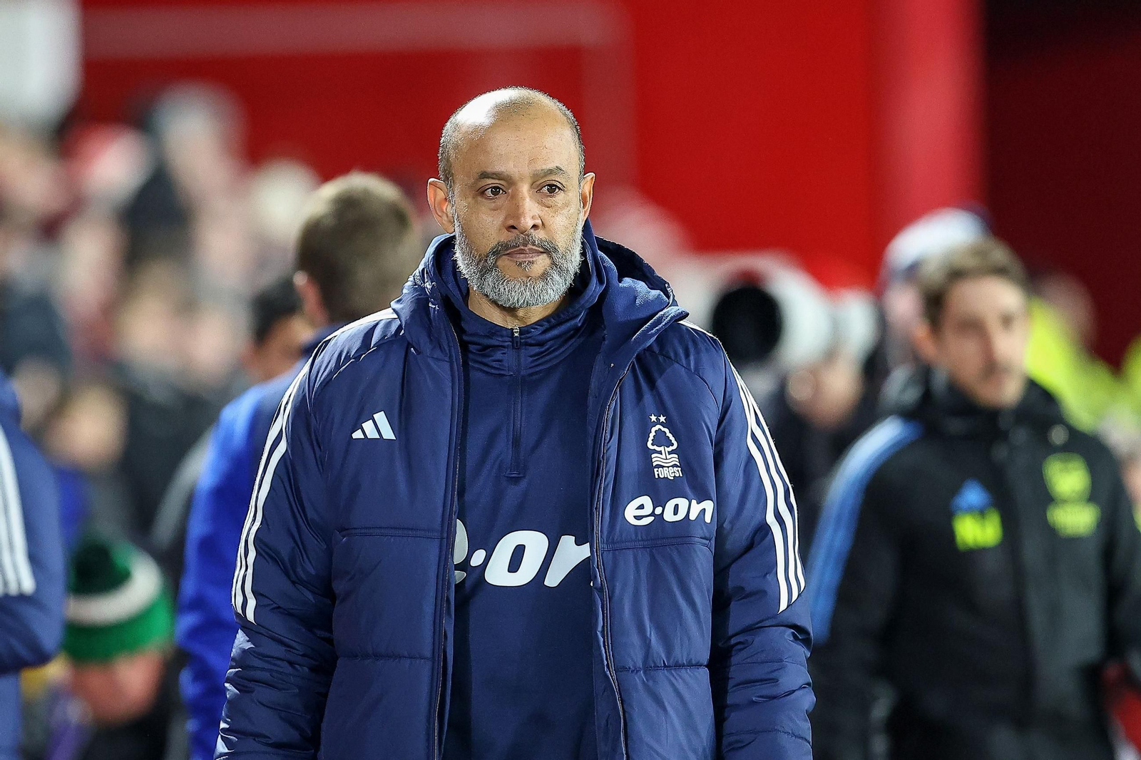 Nuno Espírito Santo, en un encuentro con el Nottingham Forest.