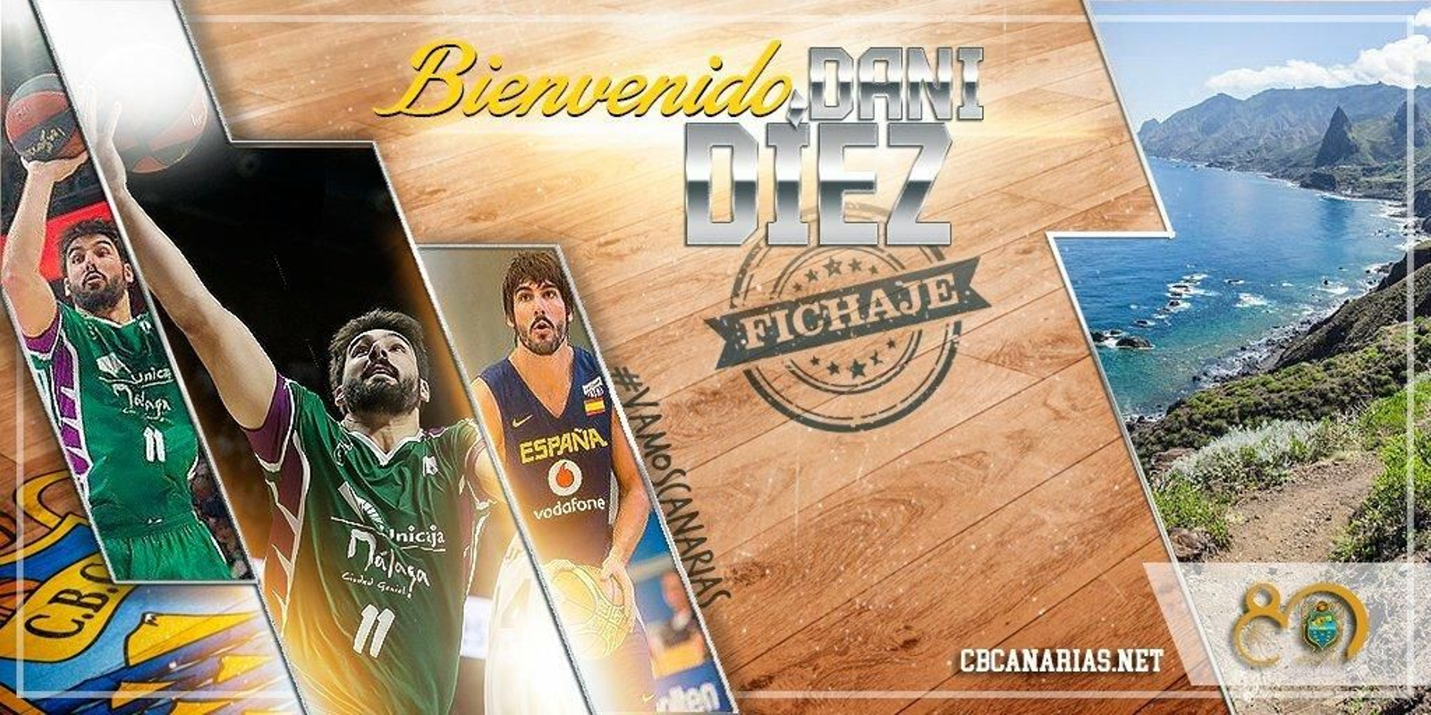 Así anunció el Iberostar el fichaje de Dani Díez.