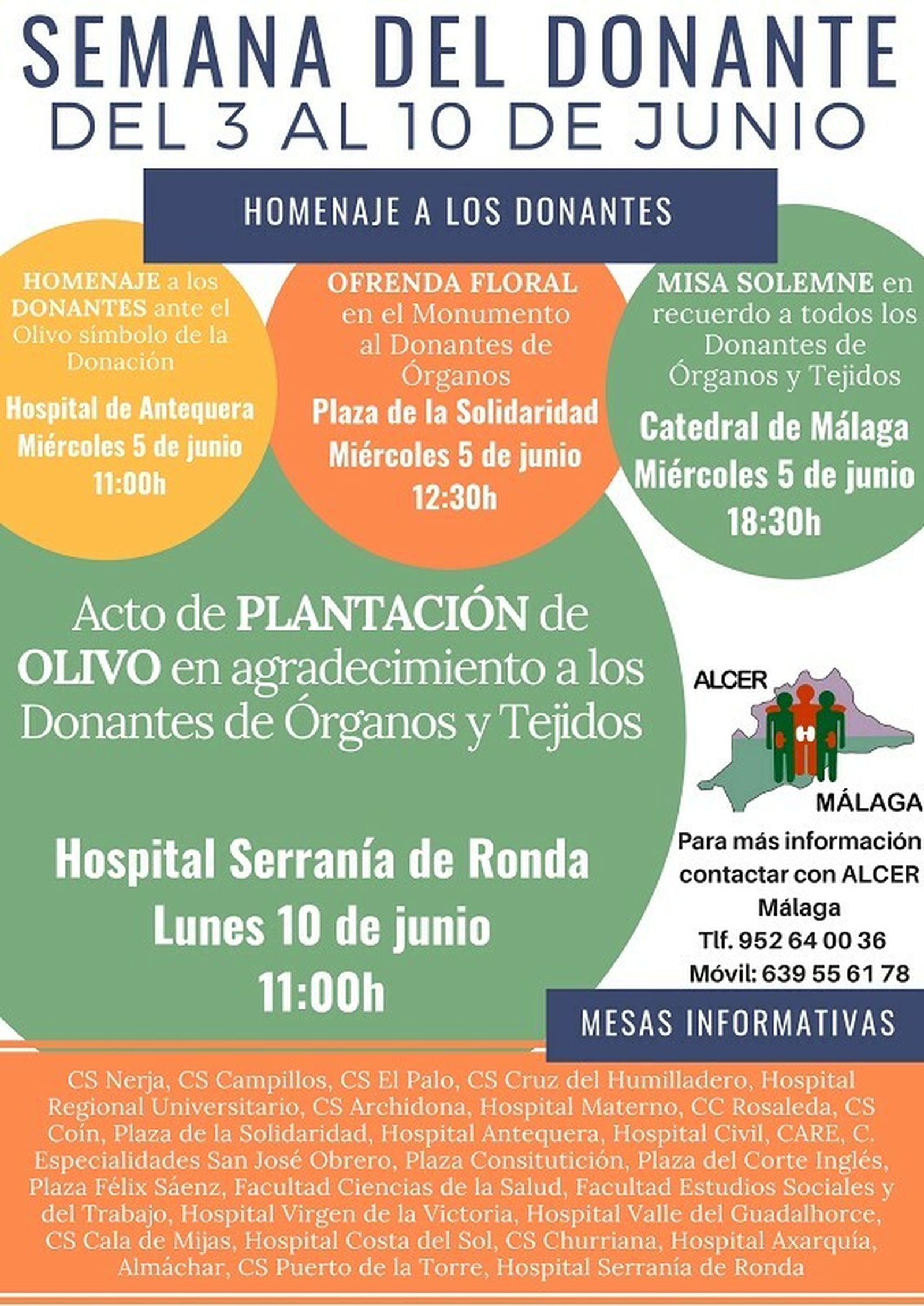 La Semana del Donante es quizás el evento más importante de este fin de semana.