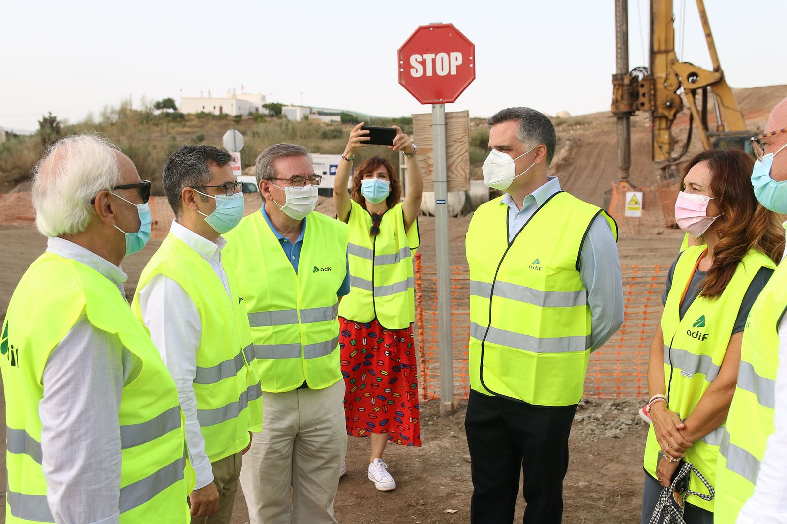 Fotogalería de la visita del ministro Félix Bolaños a las obras del AVE