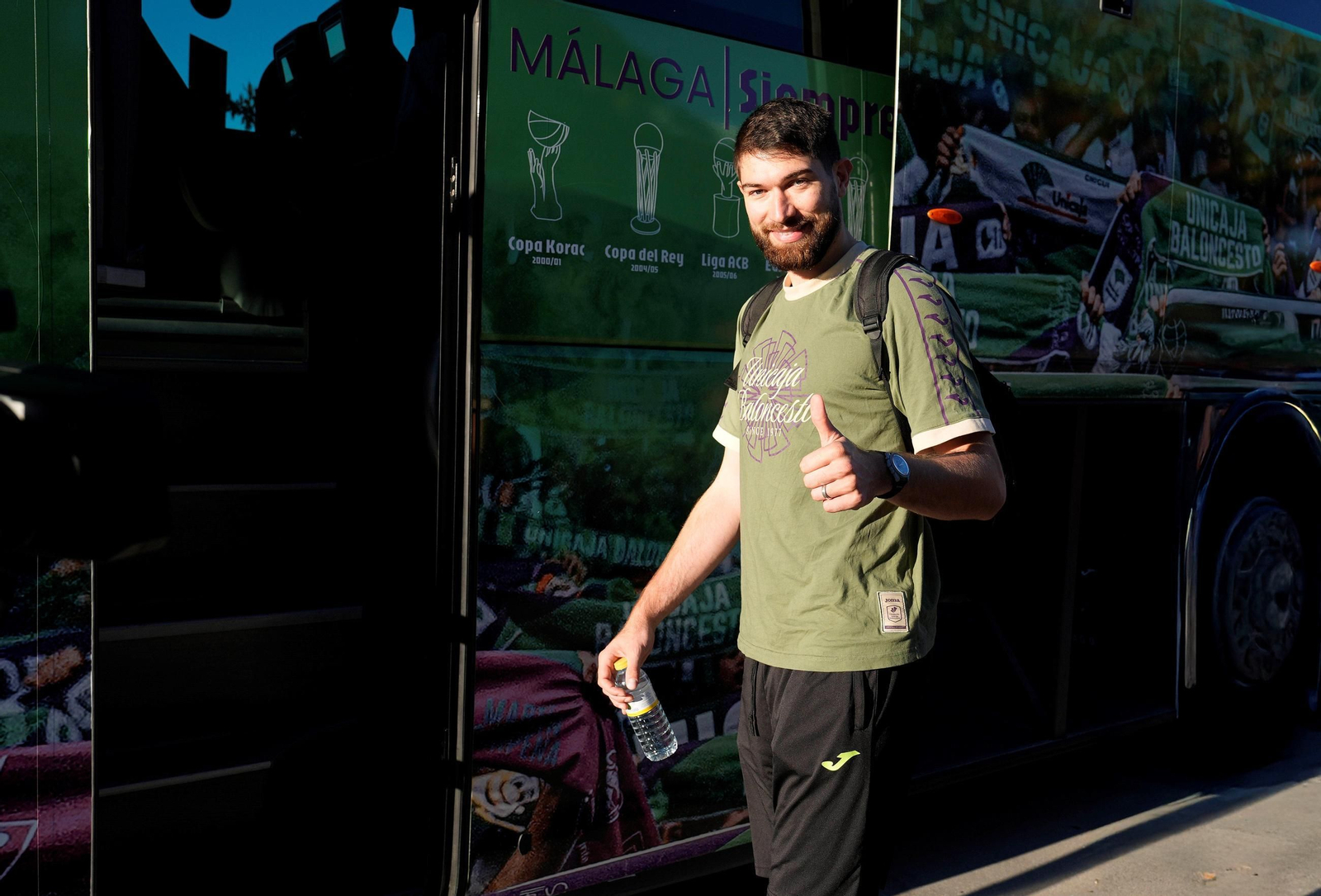 Killian Tillie, antes de un viaje.