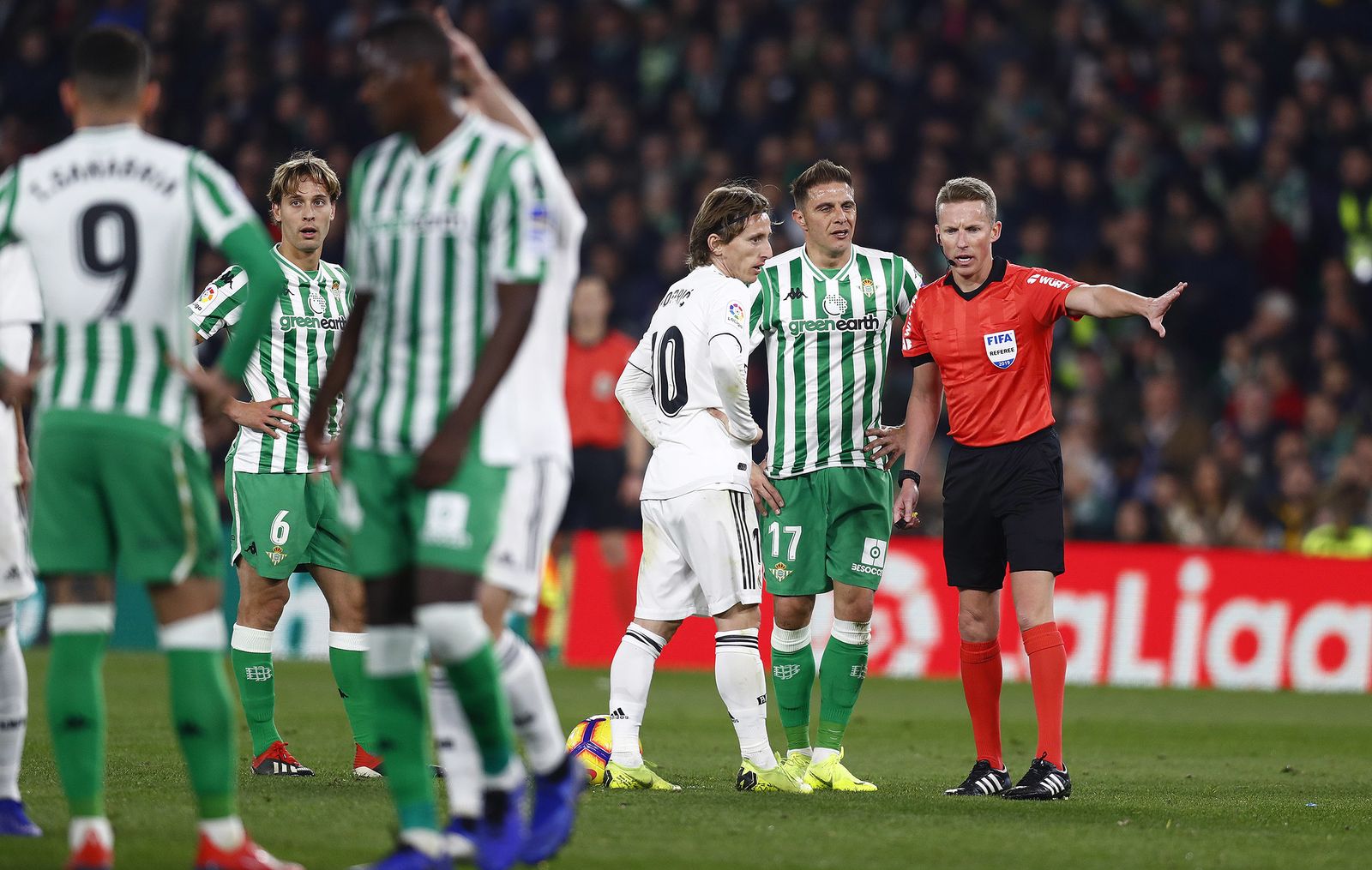 El Betis-Real Madrid, en imágenes