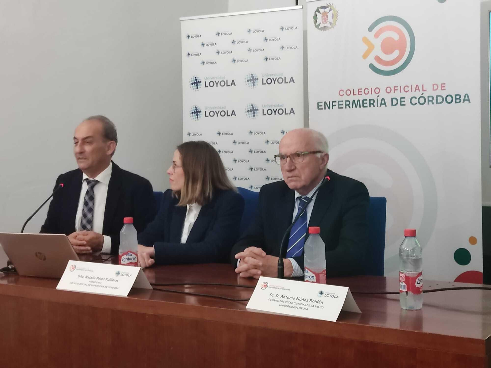 Gabriel Pérez Alcalá en la presentación de la Facultad de Ciencias de la Salud. Gabriel Pérez Alcalá en la presentación de la Facultad de Ciencias de la Salud.