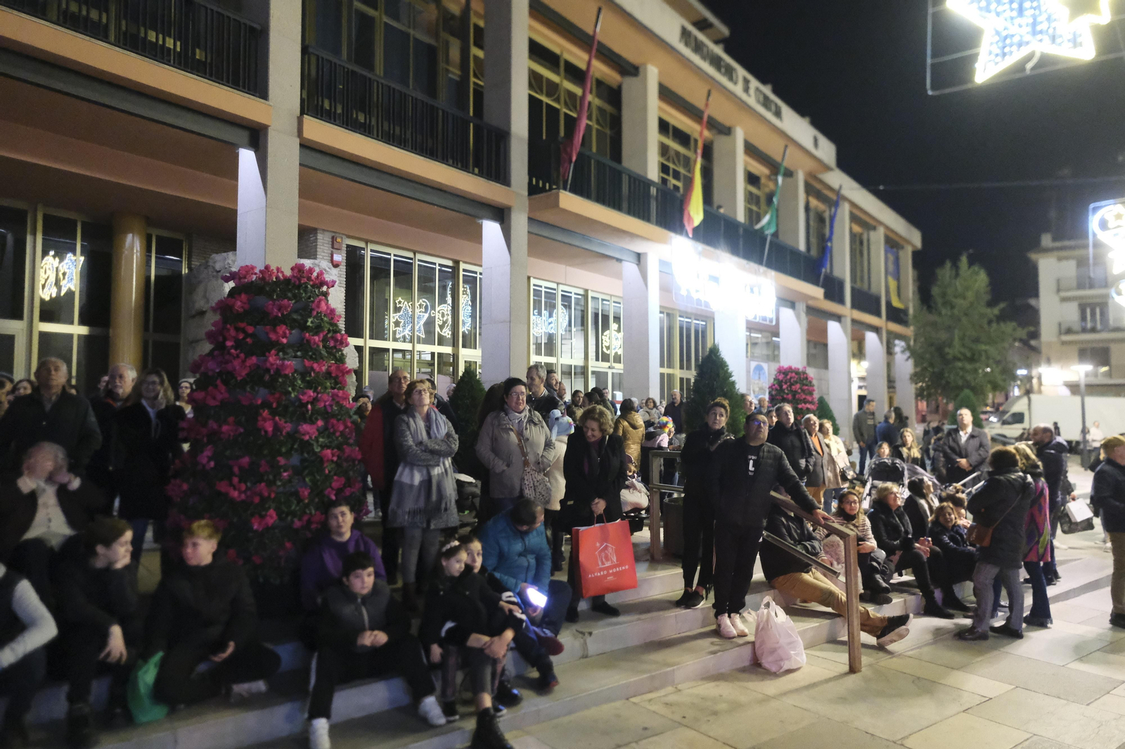 El vídeo 'mapping' de la Navidad en Córdoba ya luce en Capitulares, en imágenes