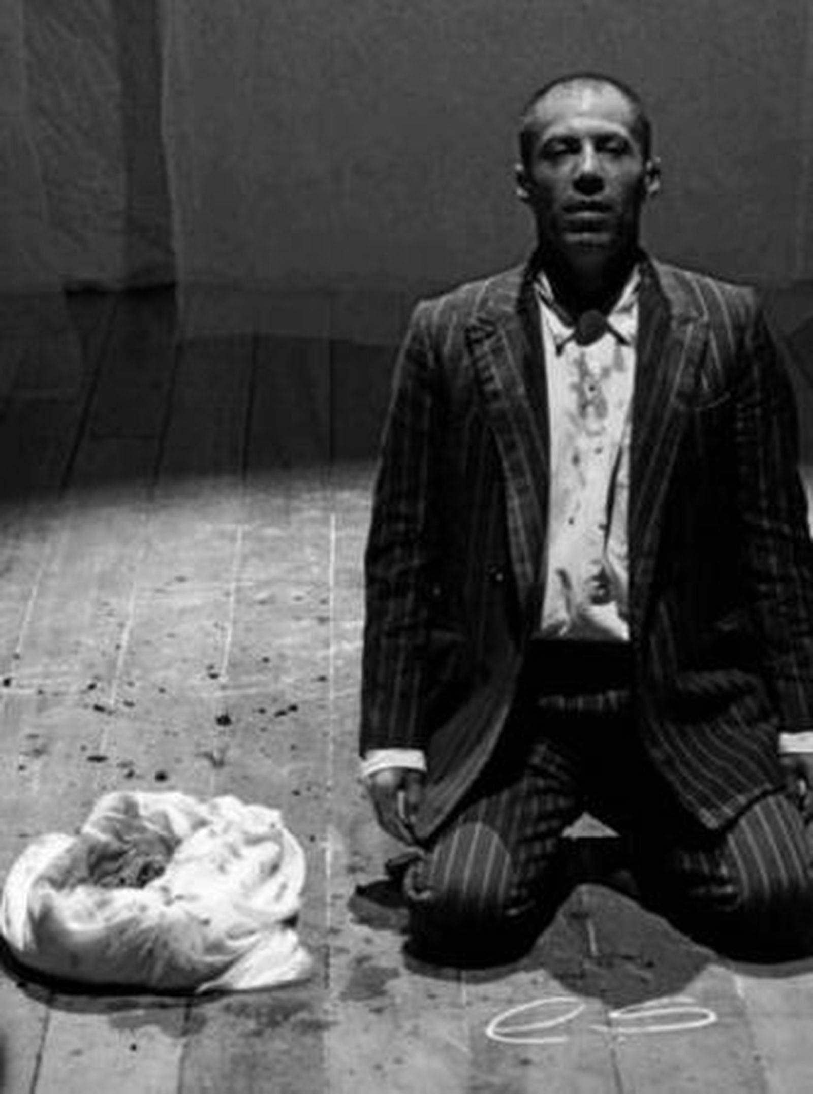 Malayerba teatro actuó ayer en La Lechera.