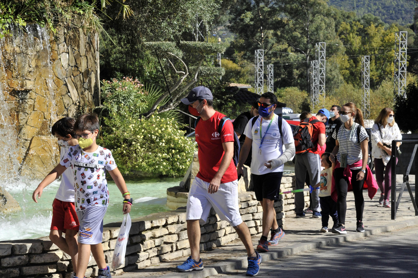 Nuevo lleno de visitantes en El Bosque