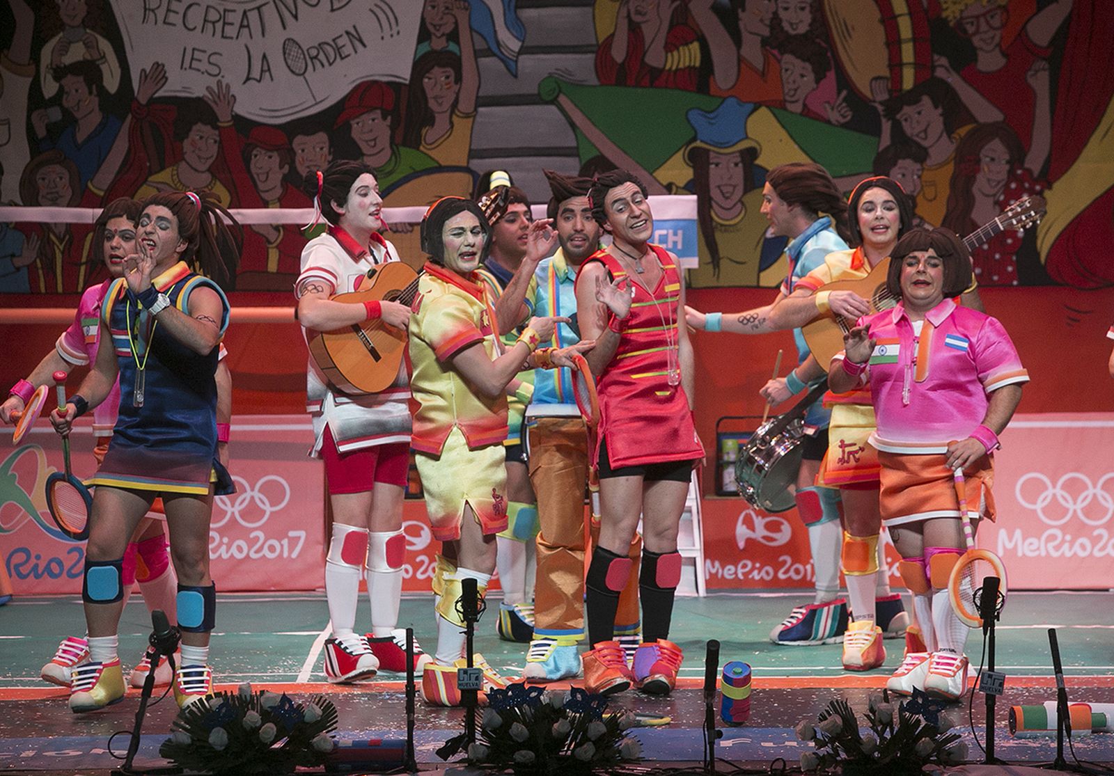 La final del Carnaval Colombino, en imágenes