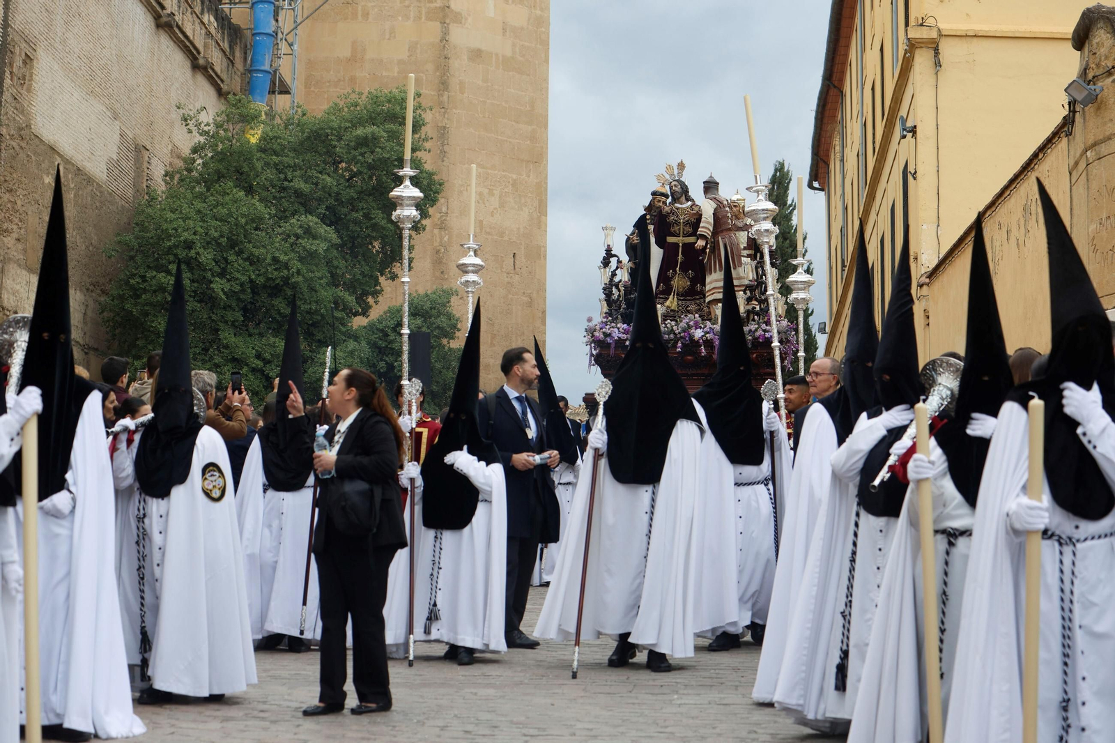 Las imágenes de la hermandad del Perdón  el Miércoles Santo en Córdoba