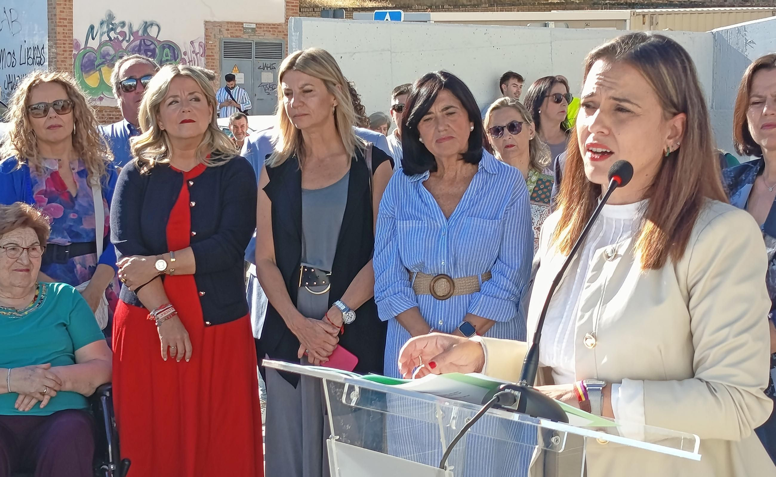 Ángeles Díaz, durante su intervención.