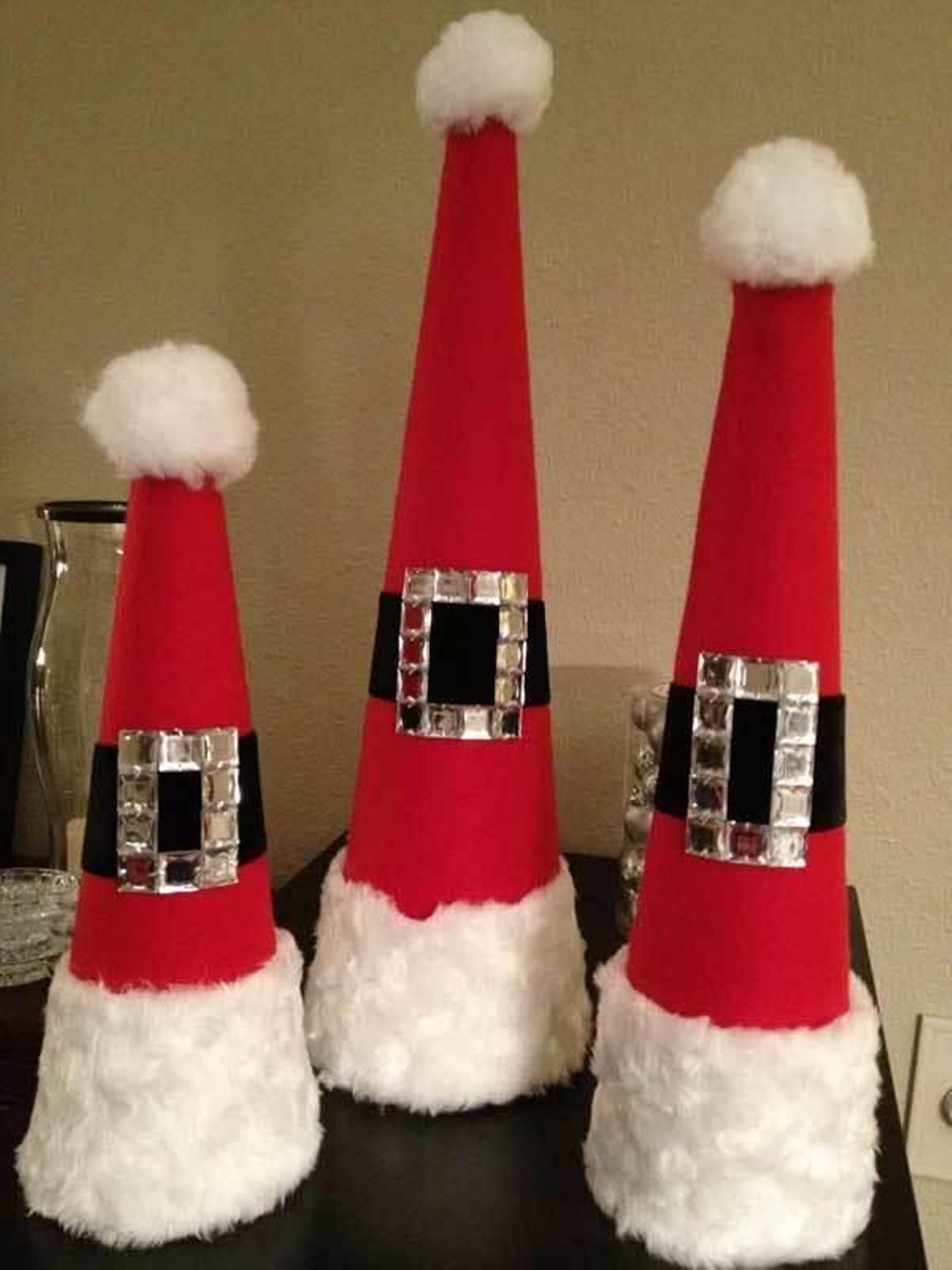 Gorros de Papá Noel.