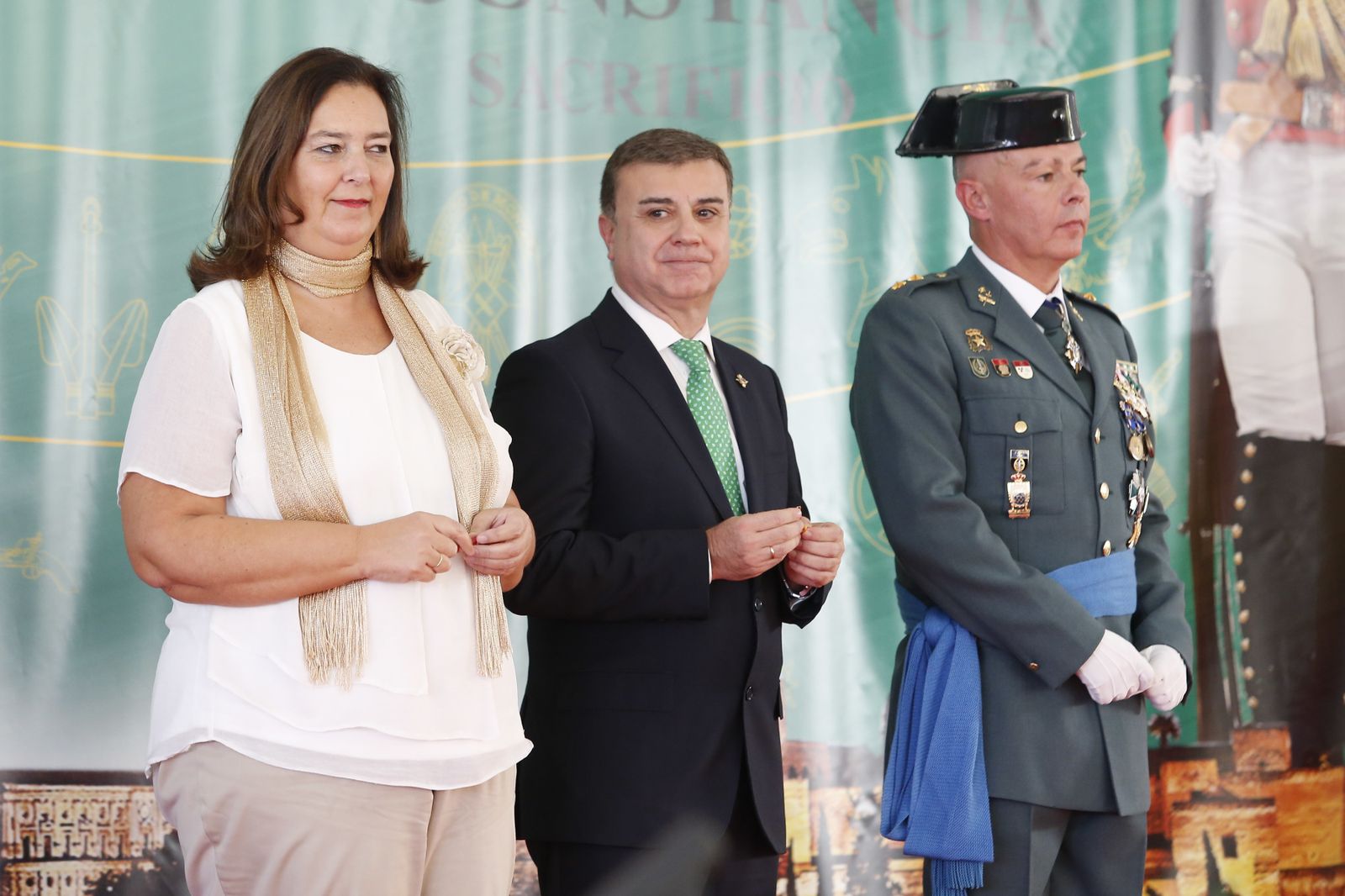 Imágenes del acto de celebración de la patrona de la Guardia Civil