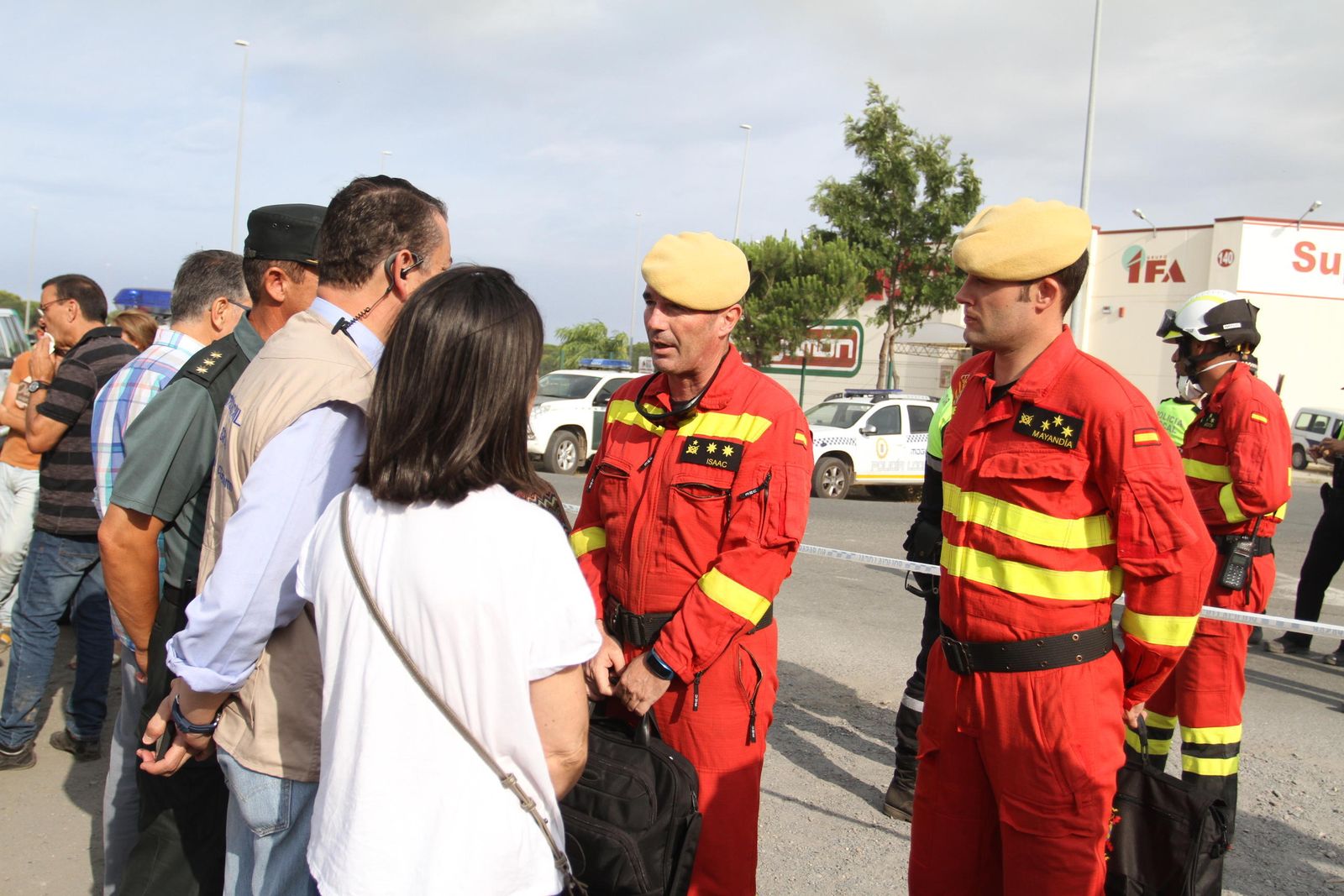 Las imágenes del incendio en Moguer y Mazagón