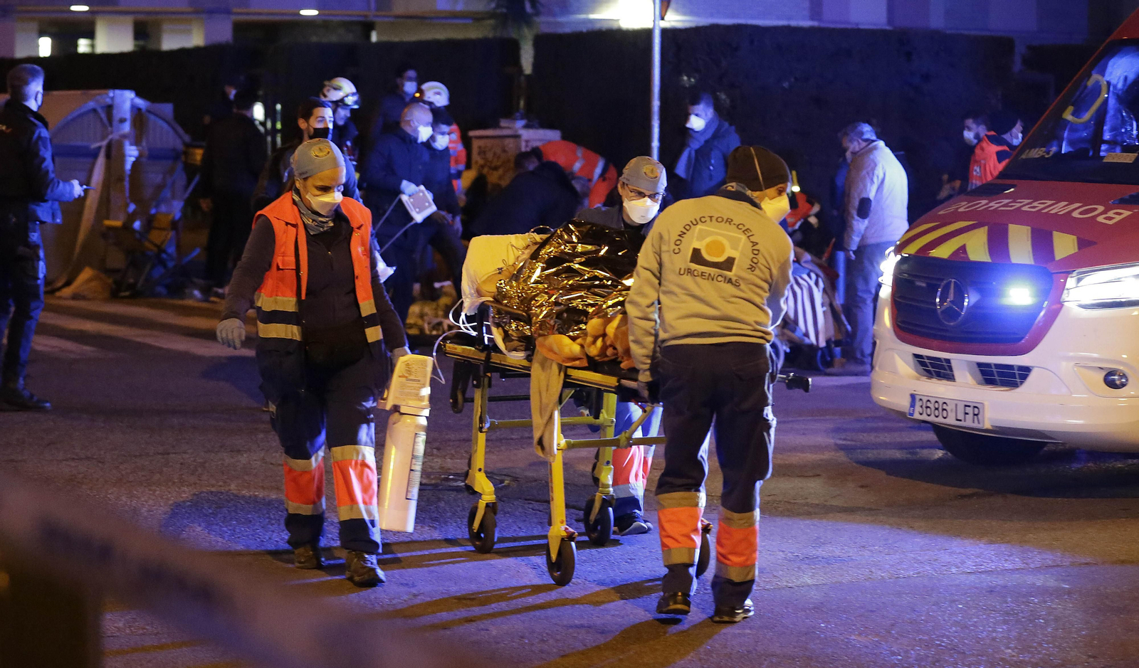 Incendio en residencia de ancianos