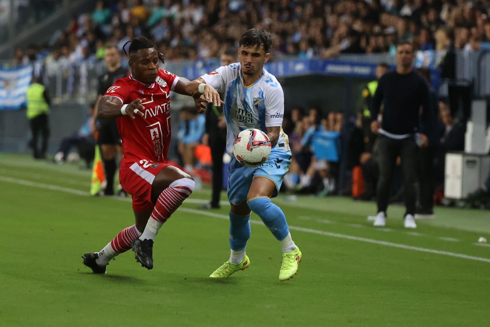 Las fotos del Málaga CF-Cartagena