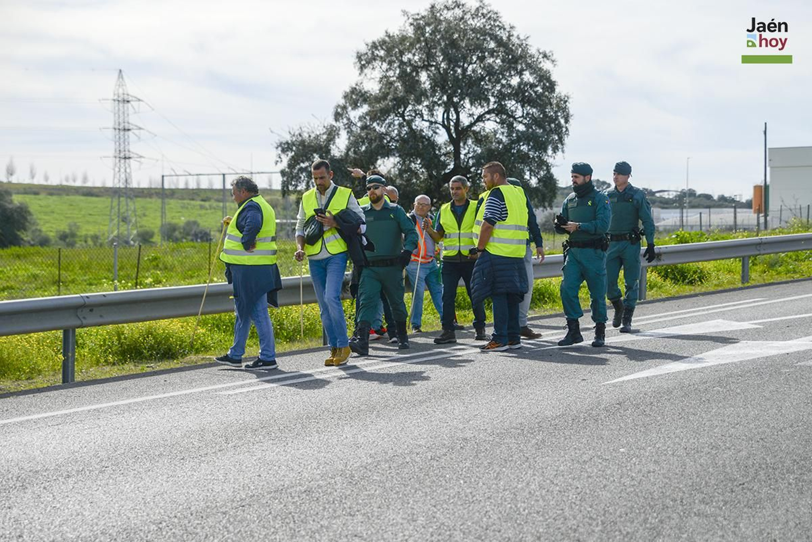 El campo protesta en Jaén por las medidas de la PAC.