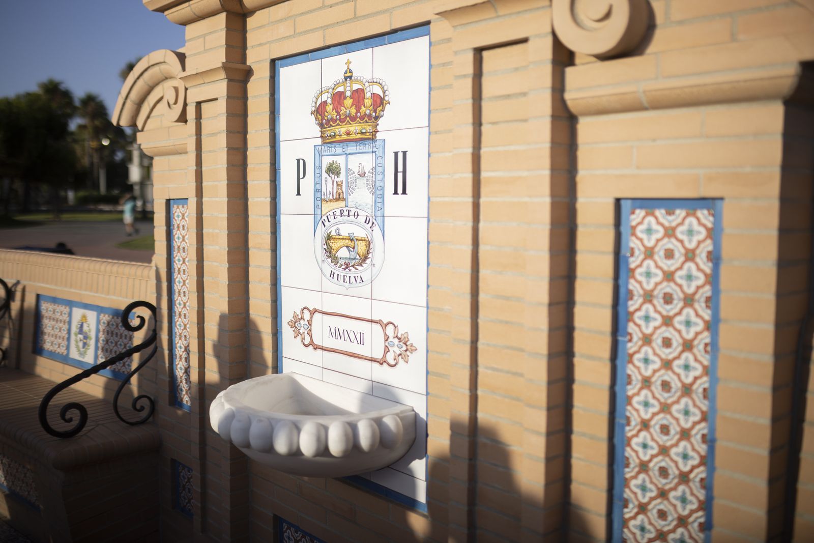 Imágenes de la inauguración De la Fuente de las Naciones en el Paseo de la Ría