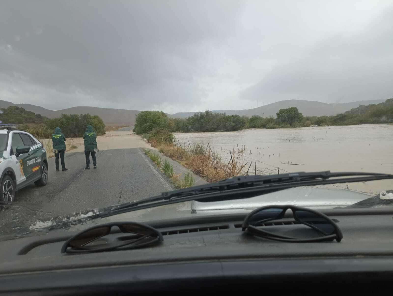 Inundaciones en Paterna por las lluvias.