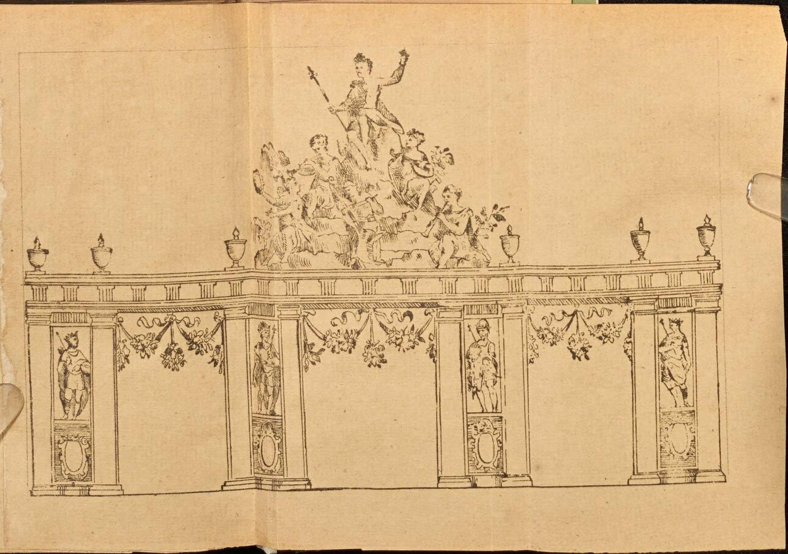 Arco del Parnaso. Juan de Mal Lara, Recibimiento que hizo la muy noble y muy leal ciudad de Sevilla. Sevilla, Alonso Escribano, 1570.