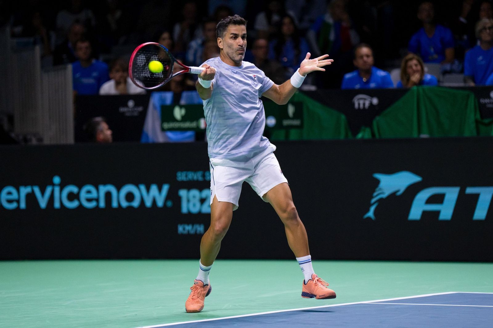 El doble Italia-Argentina, en fotos