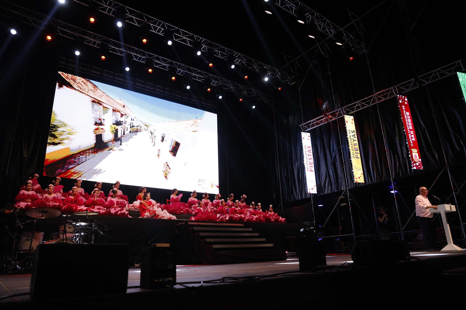 Las fotos del acto de coronación y el pregón de la Feria Real de San Roque