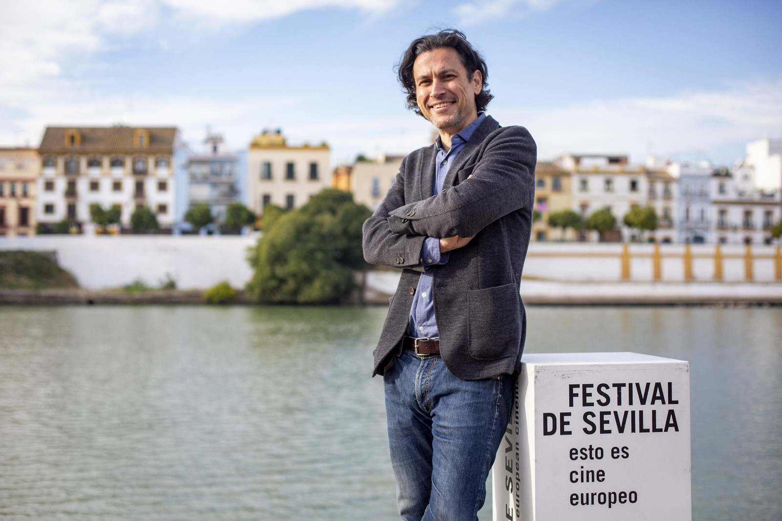 Rodrigo Cortés, en el Festival de Sevilla, donde presentó su nuevo largometraje, ‘El amor en su lugar’.
