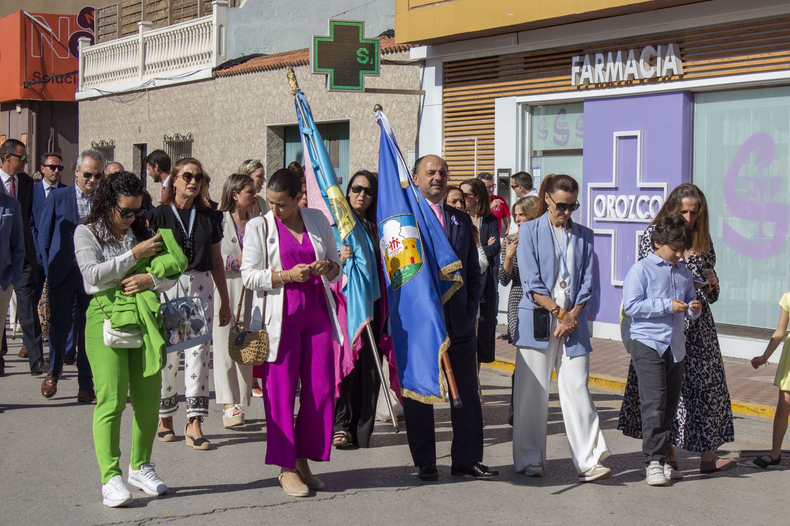 Fotos de la procesión de María Auxiliadora en La Línea de la Concepción