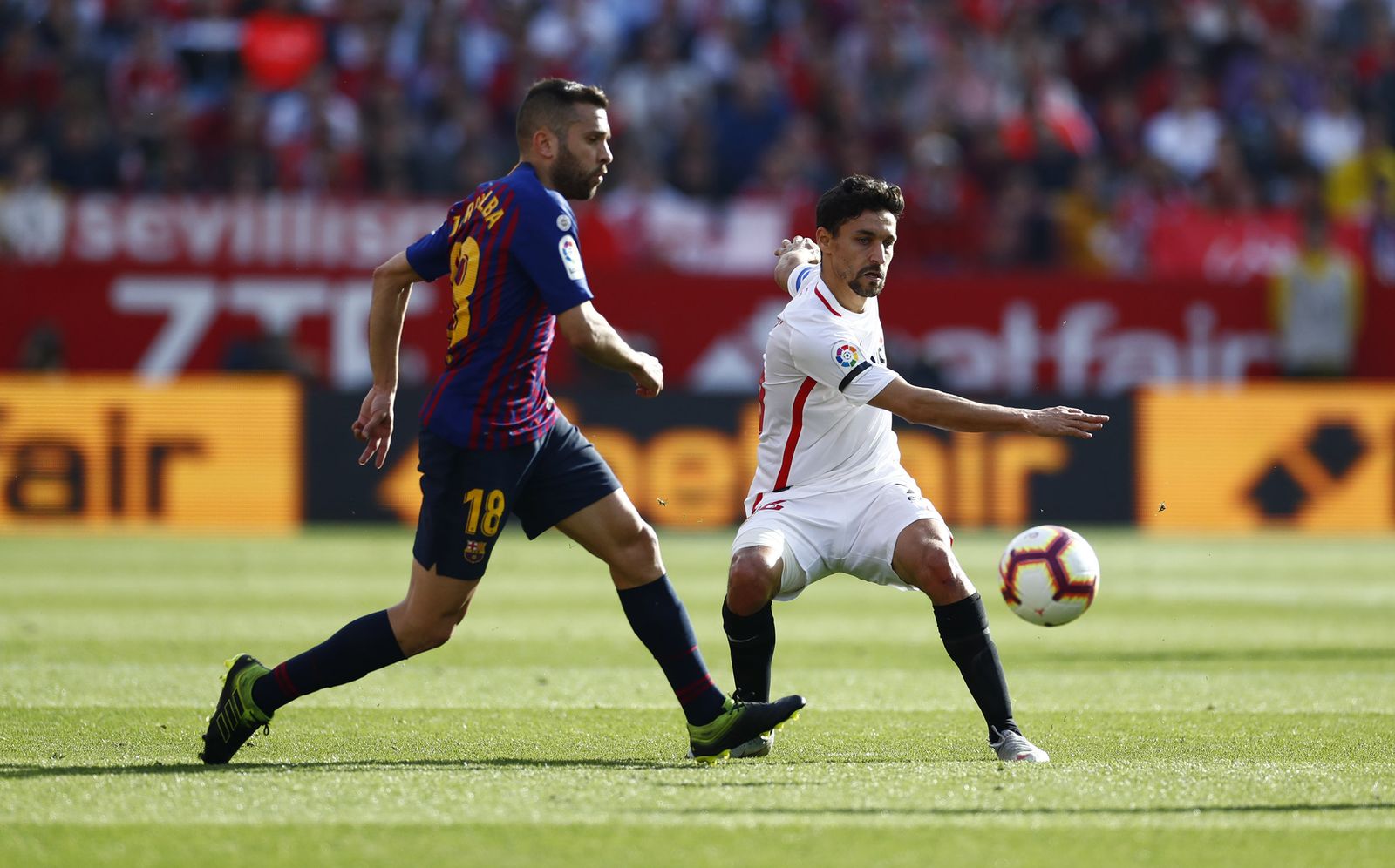 El Sevilla-Barcelona, en imágenees