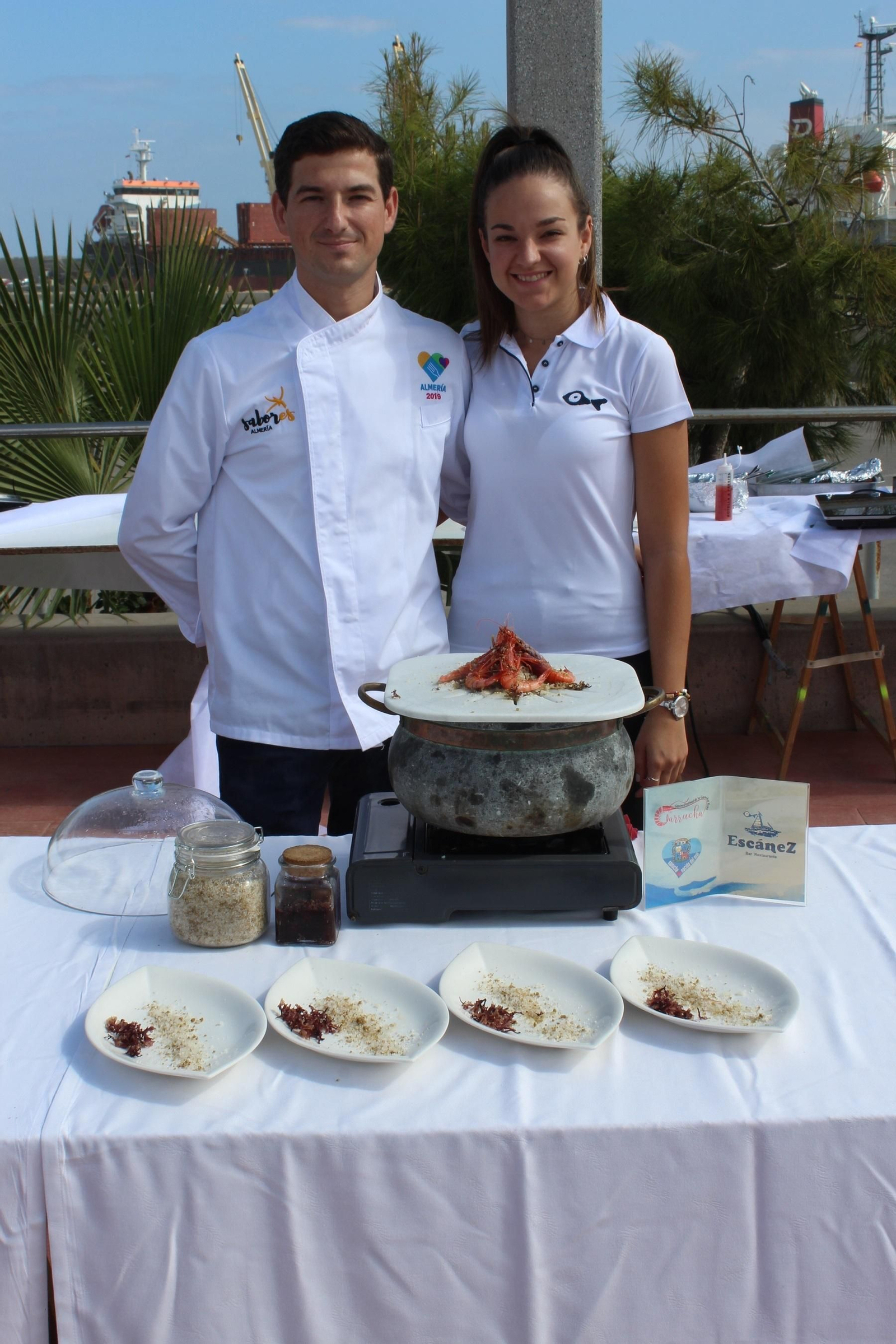Imágenes de la presentación de la Feria de la Gamba Roja de Garrucha