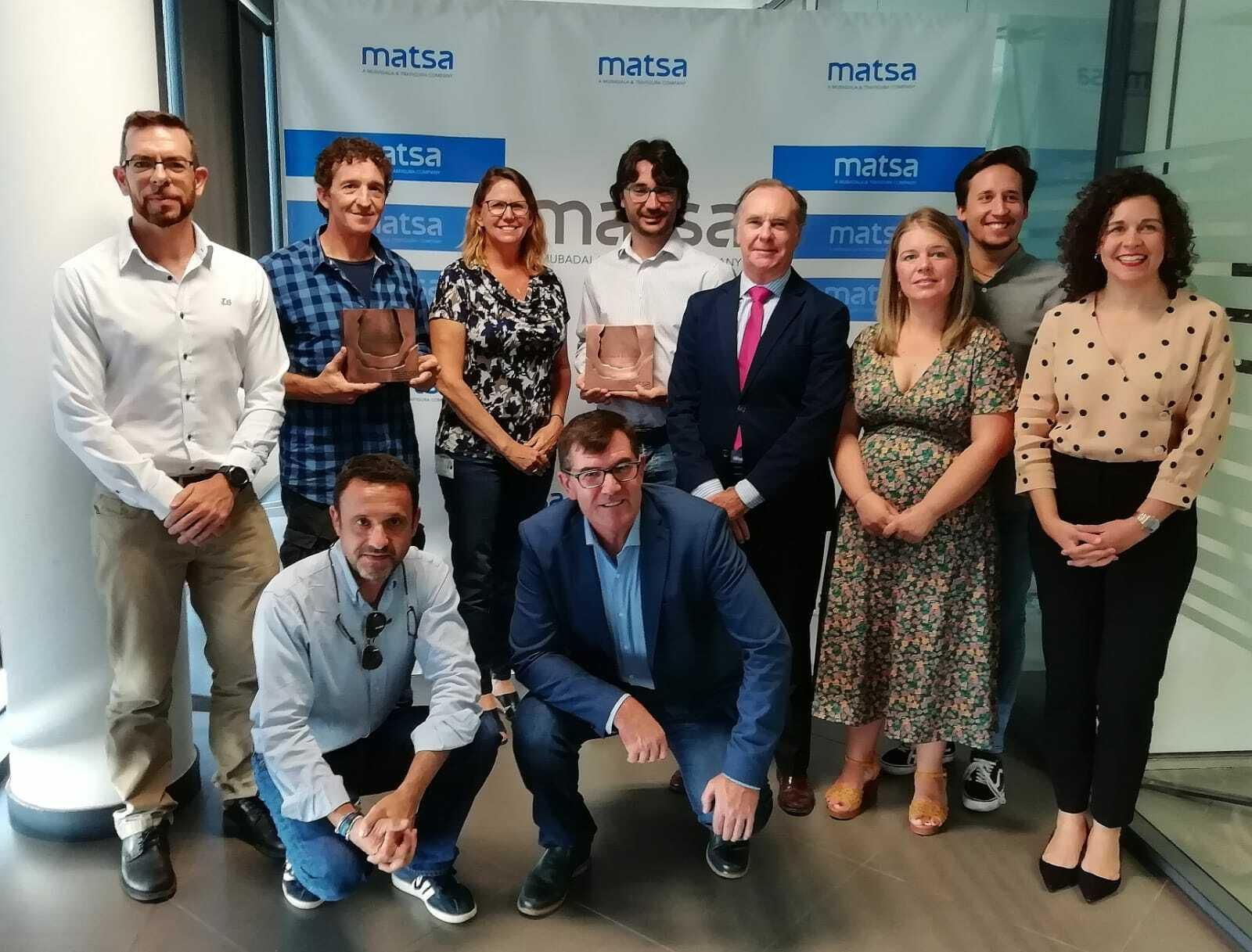 Todos los premiados por Matsa.