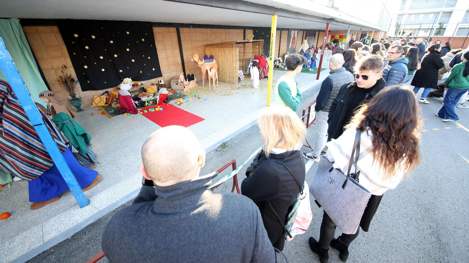 Belén viviente en el Colegio San José Fundación Xafer de Jerez