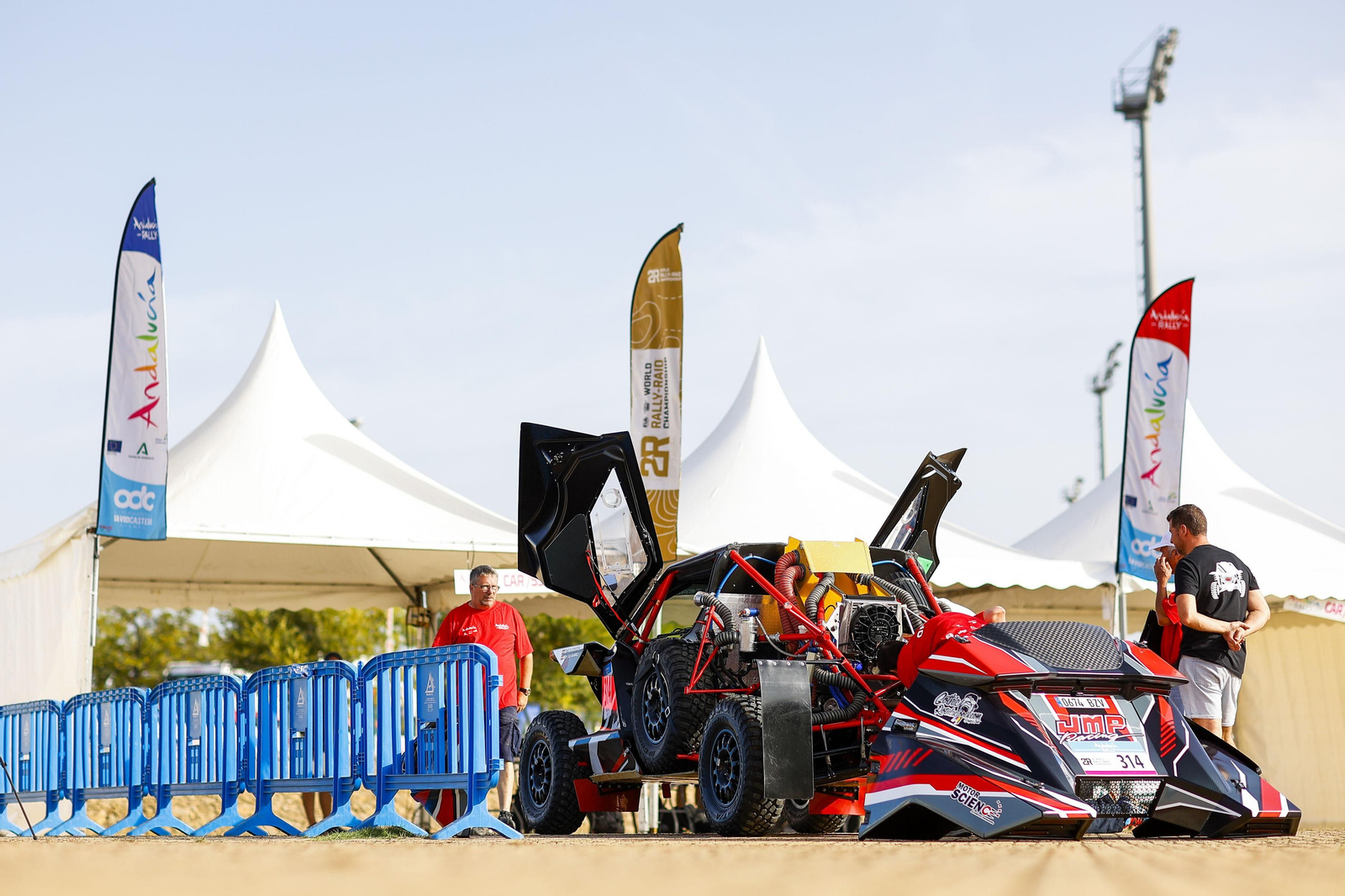 Las imágenes del 'Dakar' de Dos Hermanas