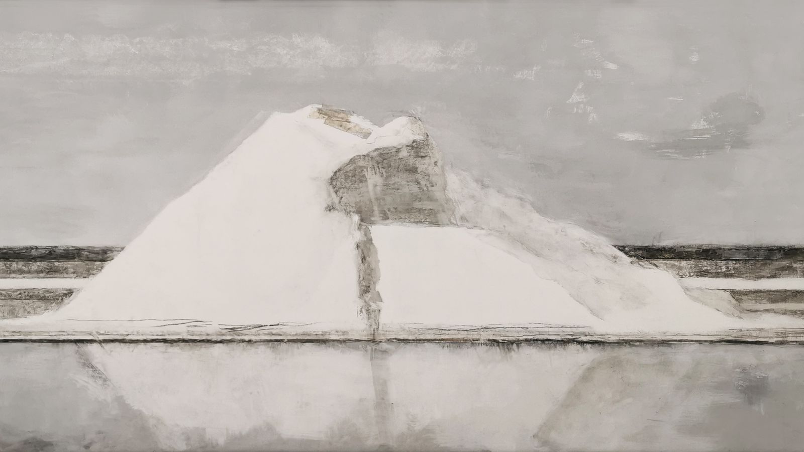 Otra de las piezas de la serie dedicada a las salinas de Sanlúcar.