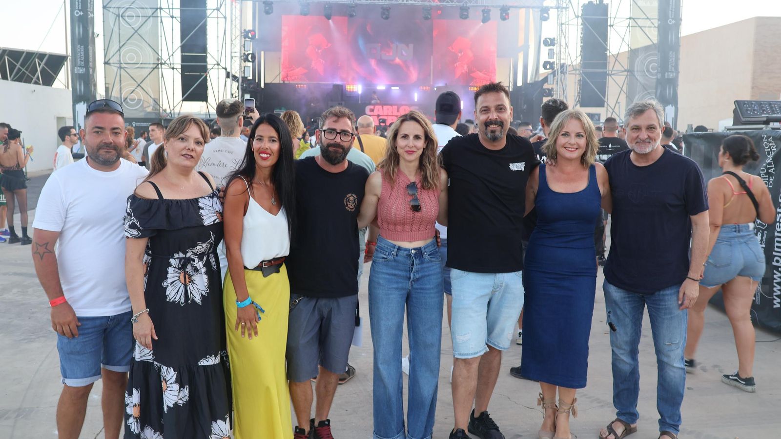 Elena Gómez, Ángel Escobar, María Luisa Cruz y Yasmina Ferrón.