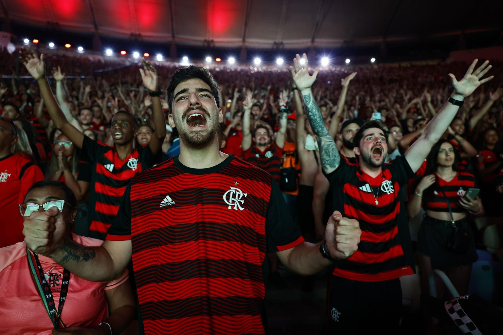 Las fotos de la final de la Copa Libertadores con triunfo de Flamengo sobre Palmeiras