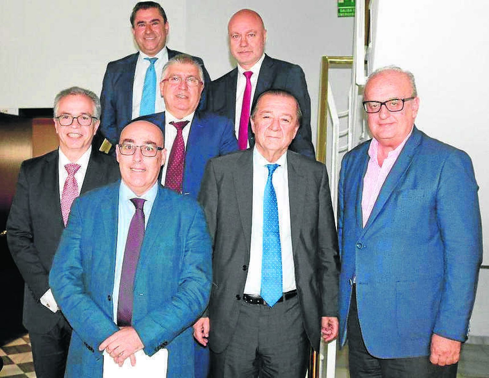 Fernando Estrella, Gregorio Martínez, Javier López García de la Serrana, Pascual Valiente, Bartolomé Vargas y Antonio Marín.