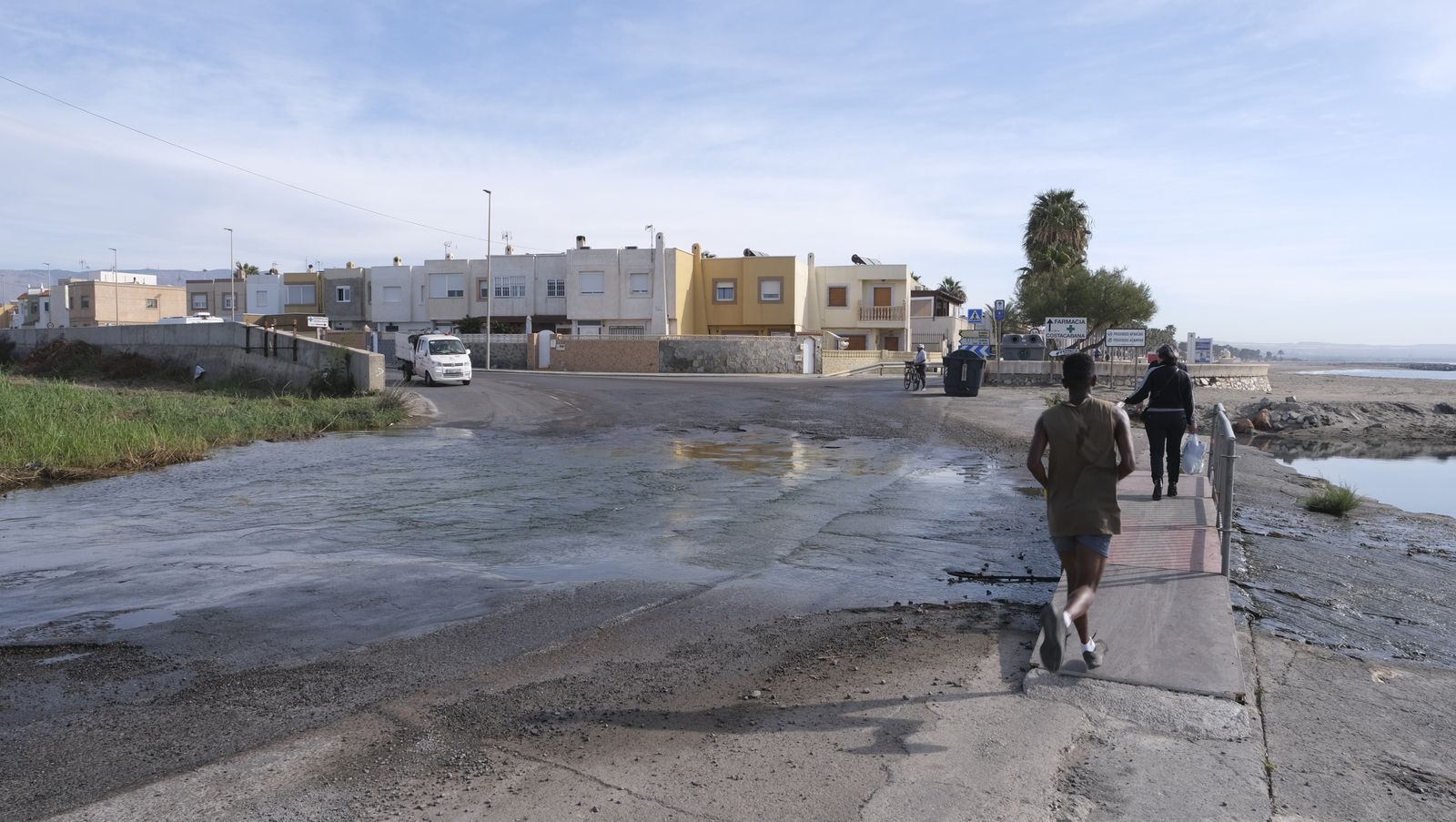 Imágenes del 'lago artificial' de Costacabana