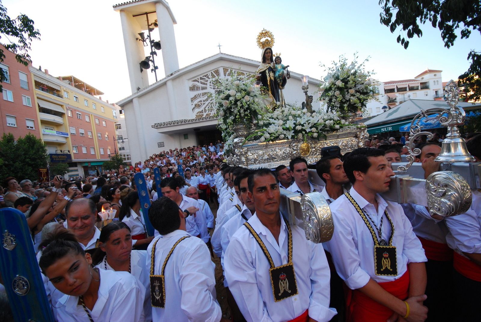 La procesión del Carmen de Torre del Mar.