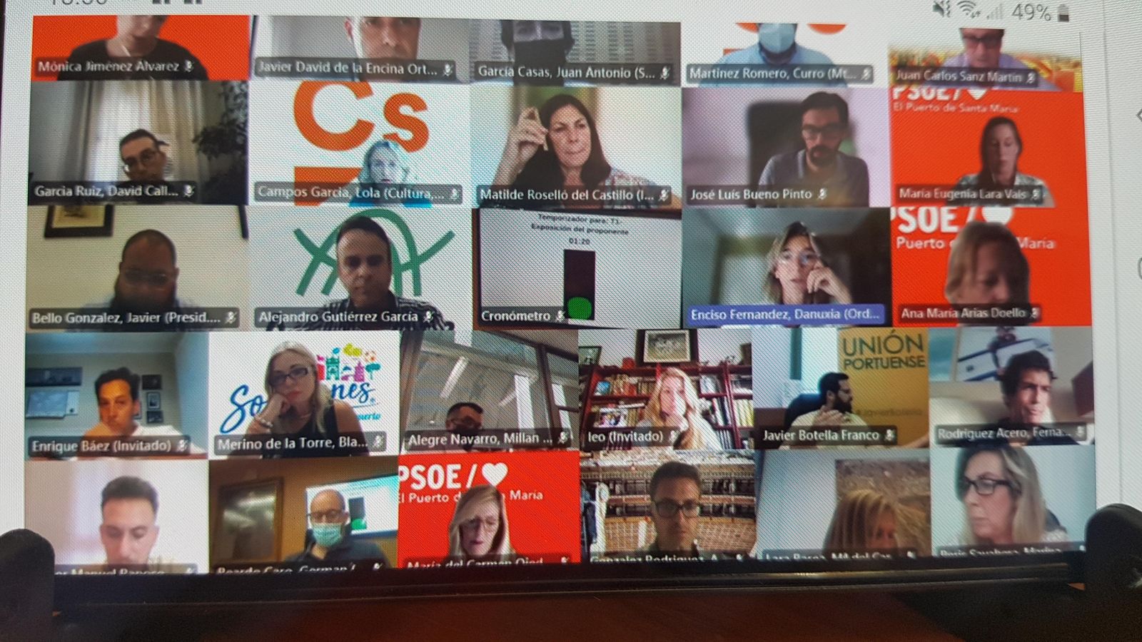 El Pleno se ha celebrado de manera telemática.