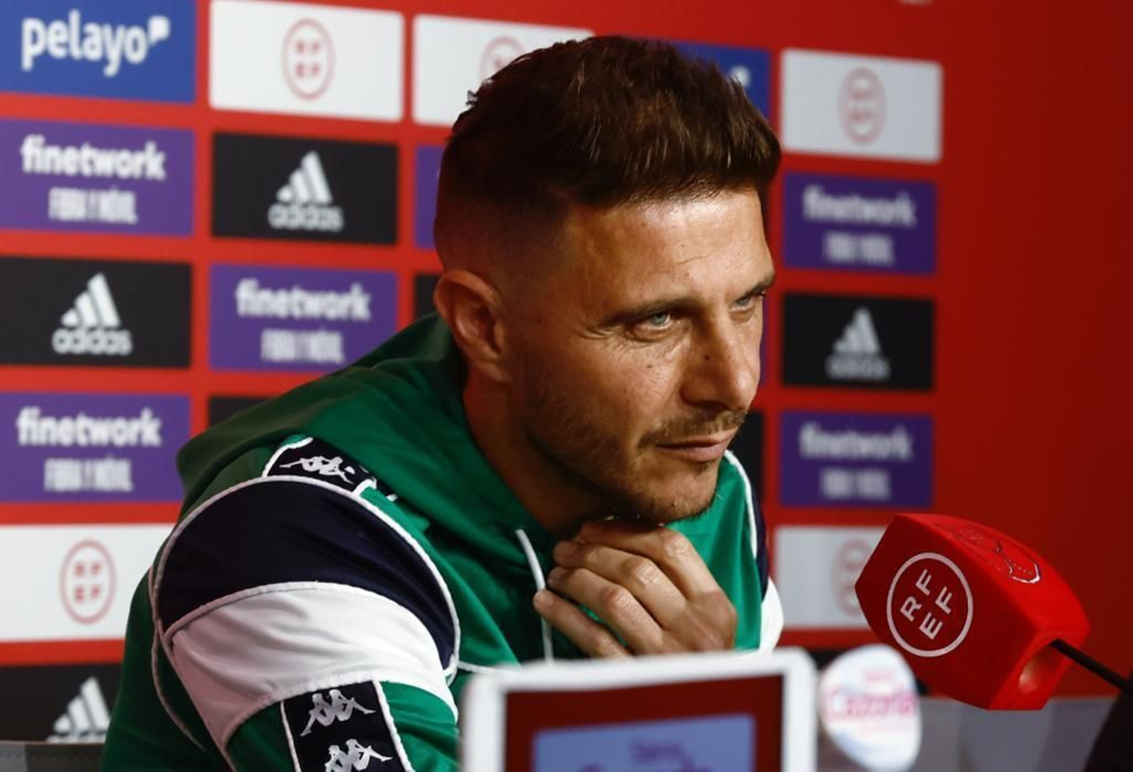 Joaquín, en un momento de la rueda de prensa.