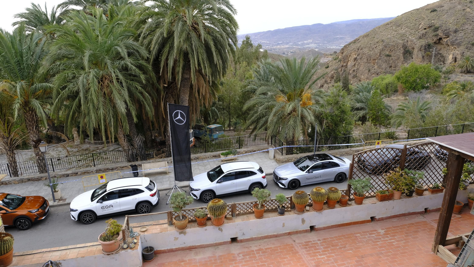 imágenes de la presentación de los nuevos Mercedes-Benz eléctricos, en SAVERES Huércal de Almería