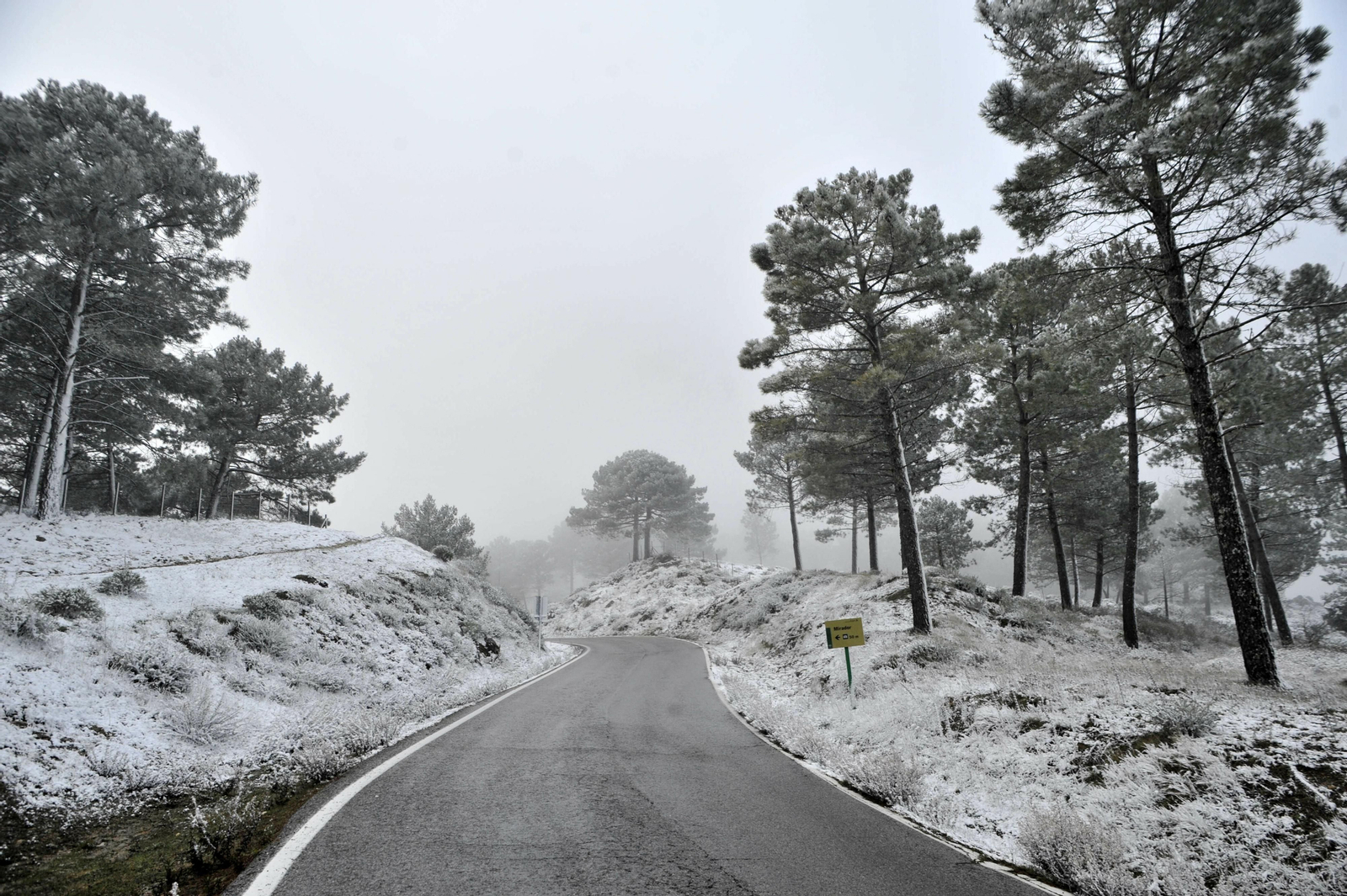 Nieve en Grazalema