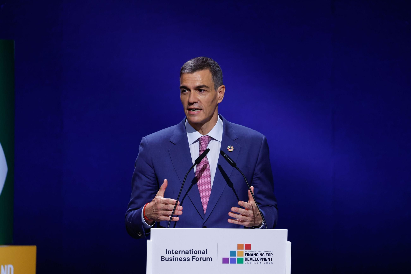 Las fotos de la primera jornada de la cumbre de la ONU en Sevilla