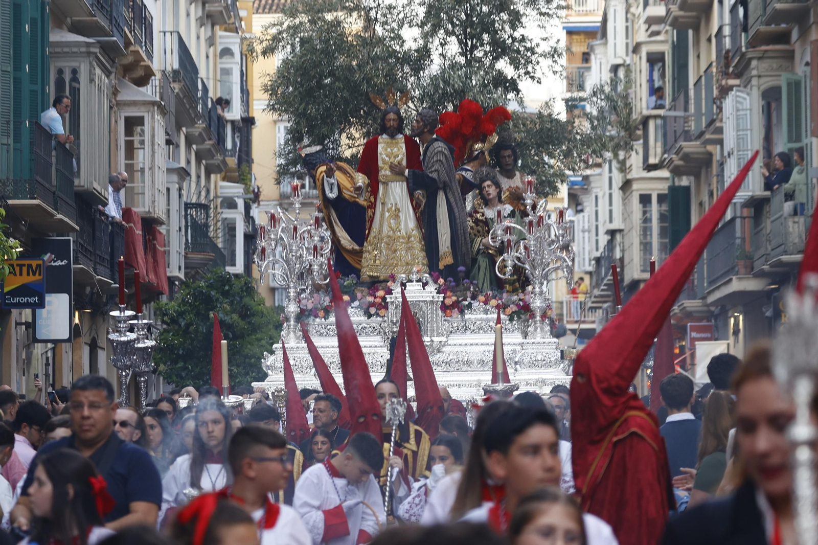 Prendimiento el Domingo de Ramos en Málaga, en imágenes