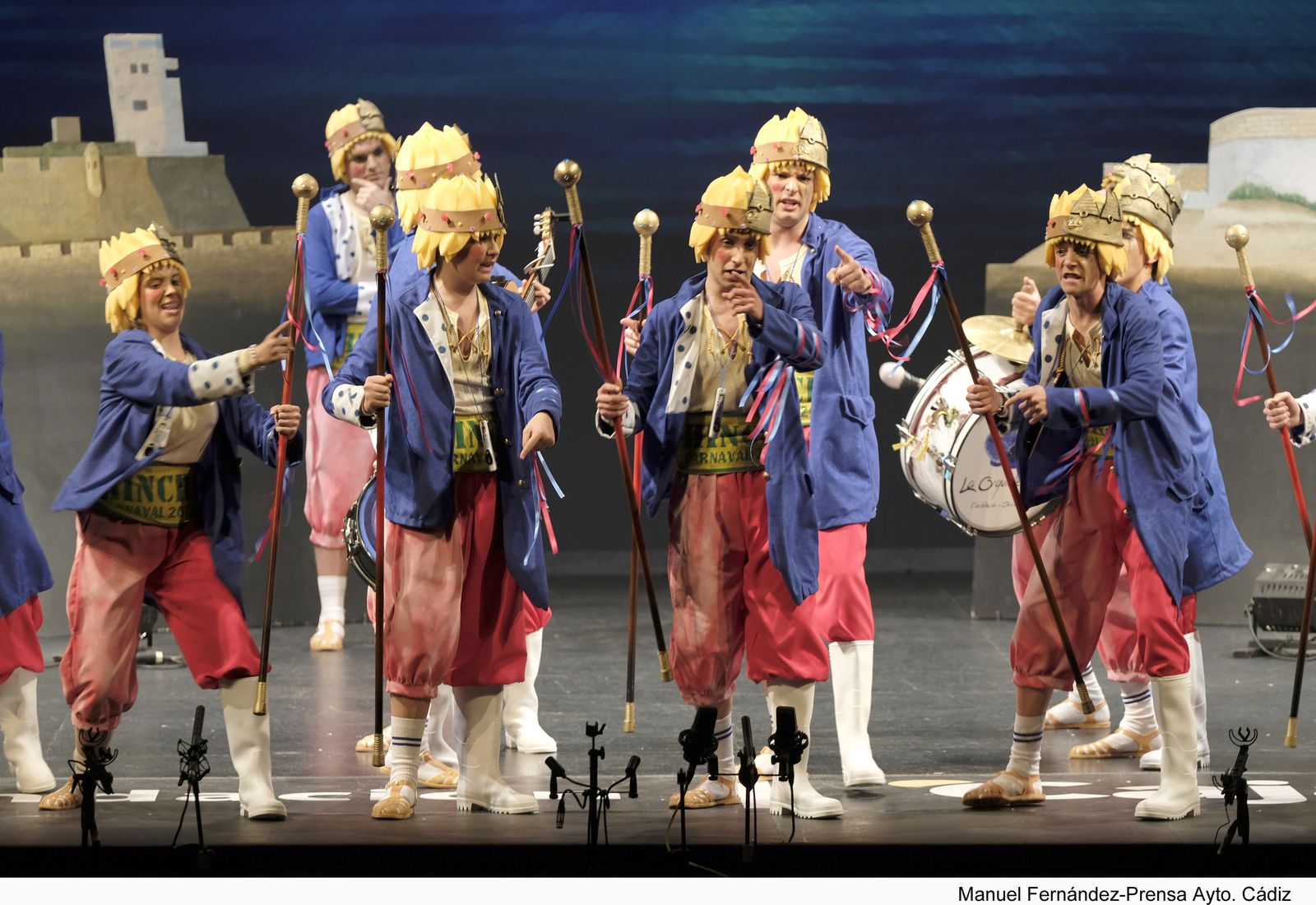 La comparsa 'El indeciso'.