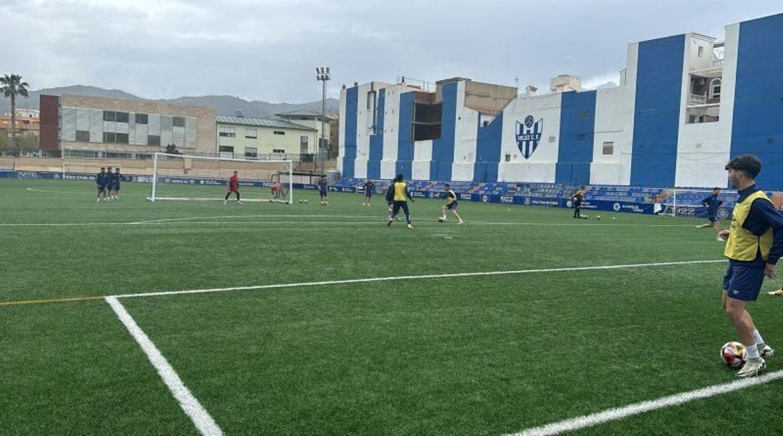 El entrenamiento del Vélez El entrenamiento del Vélez